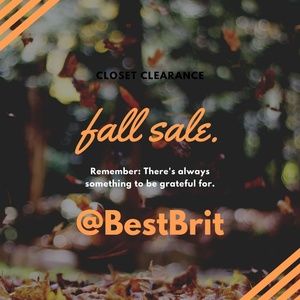 Fall sale